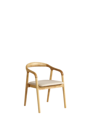 Solid Wood Windsor Curved Back Dining Chair with Armrest, Farmhouse Spindle Kitchen Side Chair, 3 Finishes Optional
